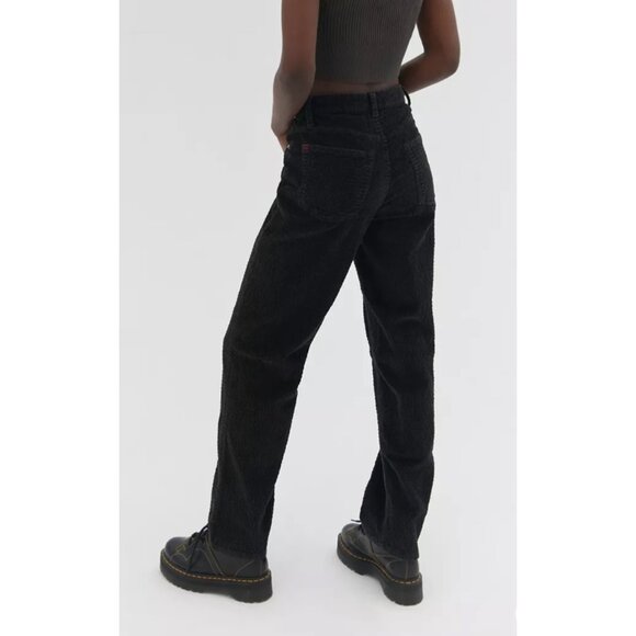 BDG Urban Outfitters High-Rise Baggy Bubble Corduroy Pants Black Size 28 (Small) - Picture 2 of 16